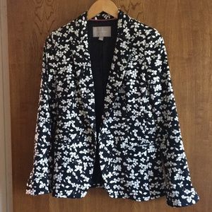 Banana Republic spring floral blazer